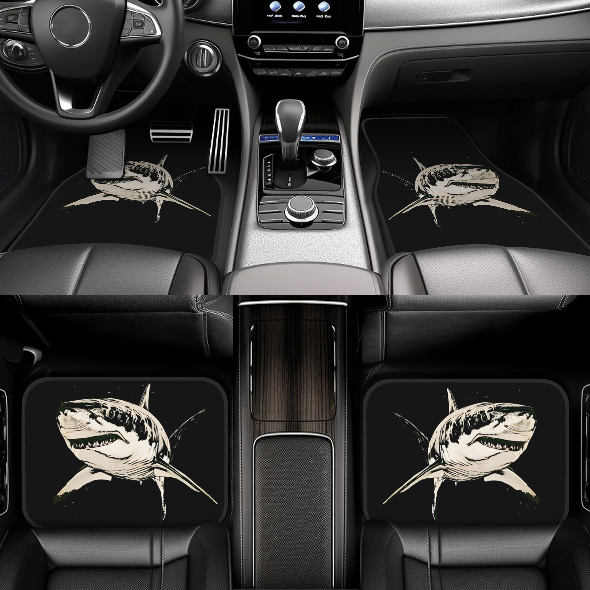Interior Design Sketch - Set di 4 Tappetini per Auto
