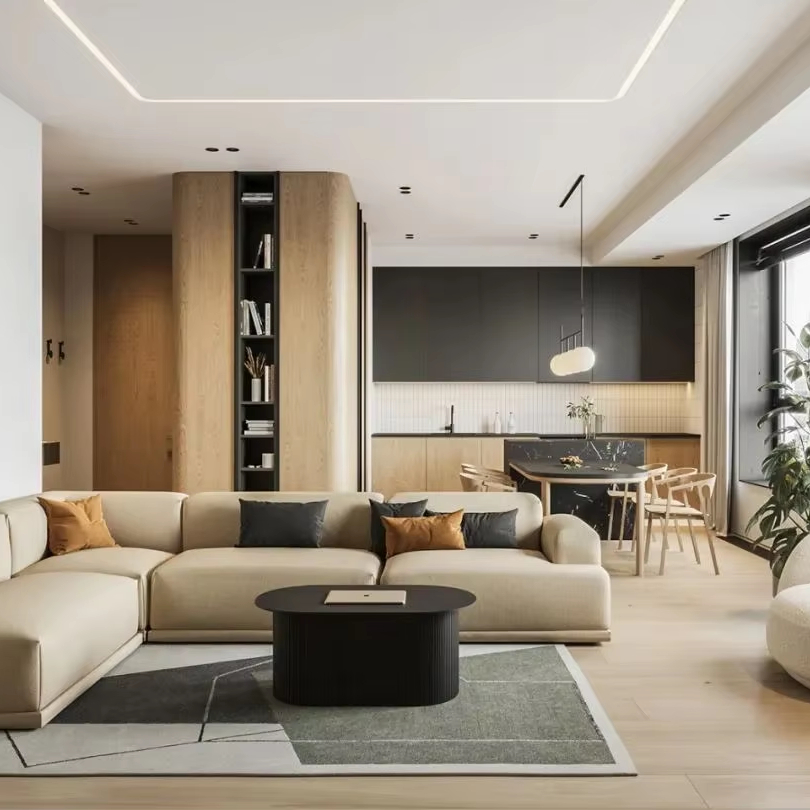 Interior Design Sketch - Sanhai Design interno in stile giapponese