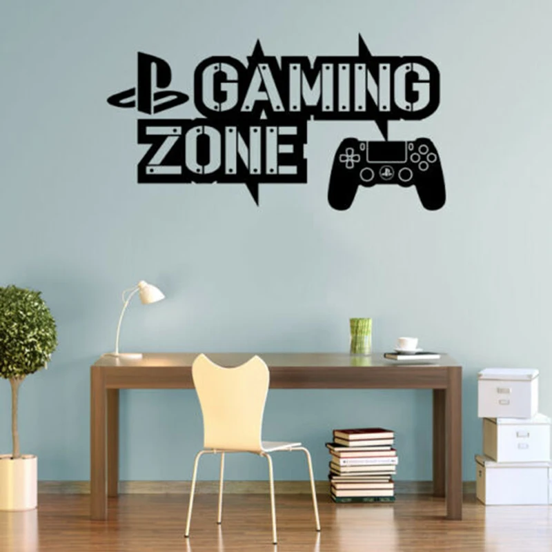 Interior Design Magazine - Adesivi murali zona di gioco PS4