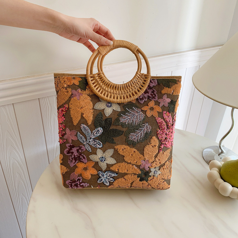 Interior Design Graphic Design - Borsa con manico superiore con grafica