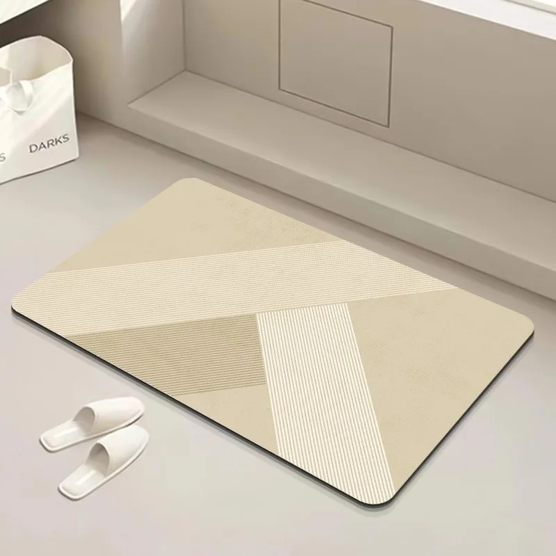 Printed Rug Abstract - Tappeto di benvenuto a tema Linea