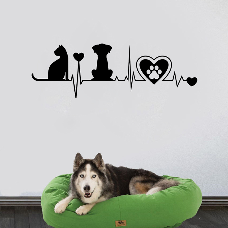 Interior Design Magazine - Silhouette di cane e gatto Battito