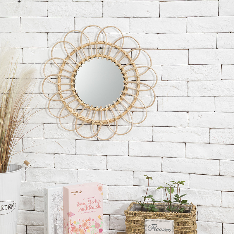 Specchio sospeso in rattan Gir - Rattan Mirror Round recensione e prezzo