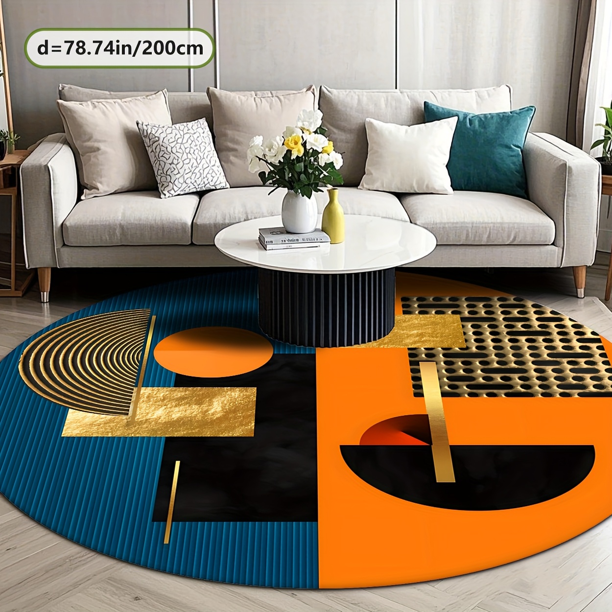 Tappeto Rotondo di Lusso Astra - Printed Rug Abstract recensione e prezzo