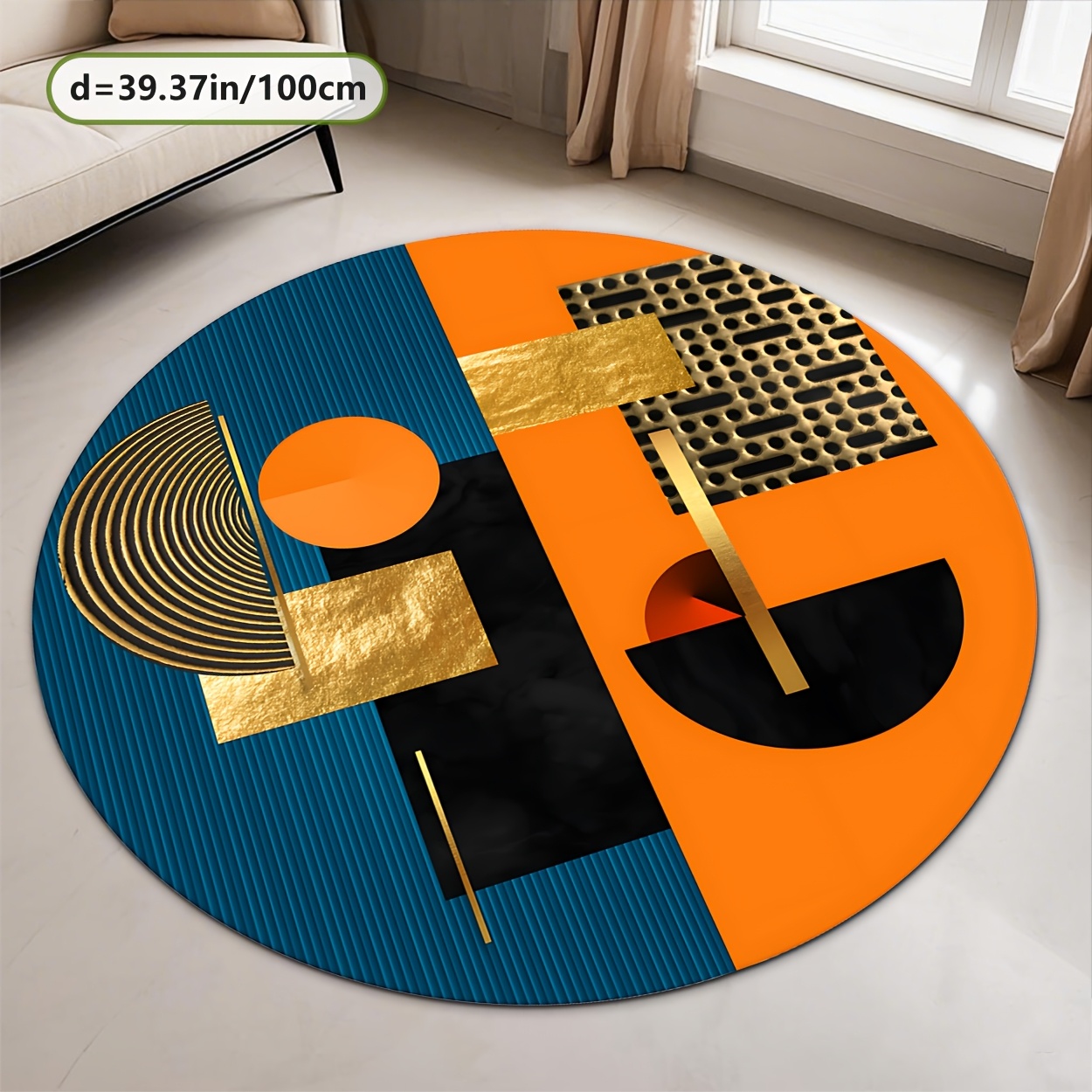 Tappeto Rotondo di Lusso Astra - Printed Rug Abstract recensione e prezzo