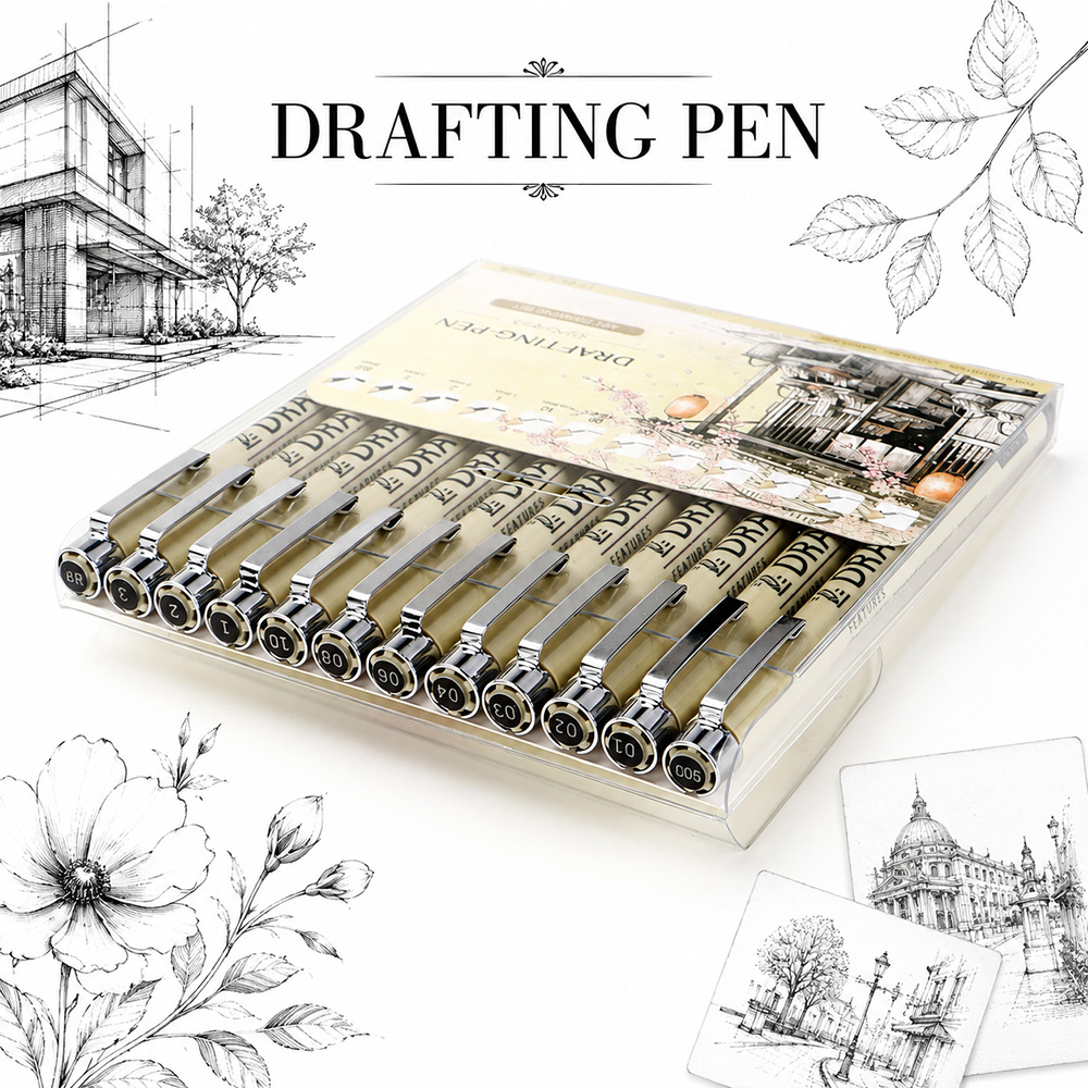 Set di 12 Penne Professionali  - Interior Design Sketch recensione e prezzo