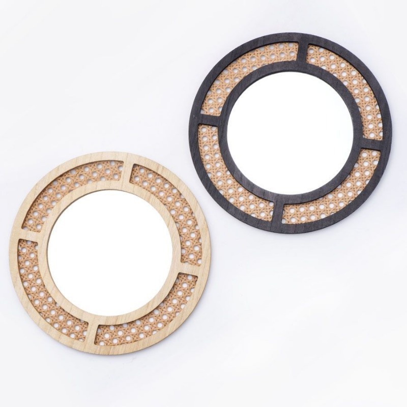 Specchio decorativo creativo f - Rattan Mirror Round recensione e prezzo