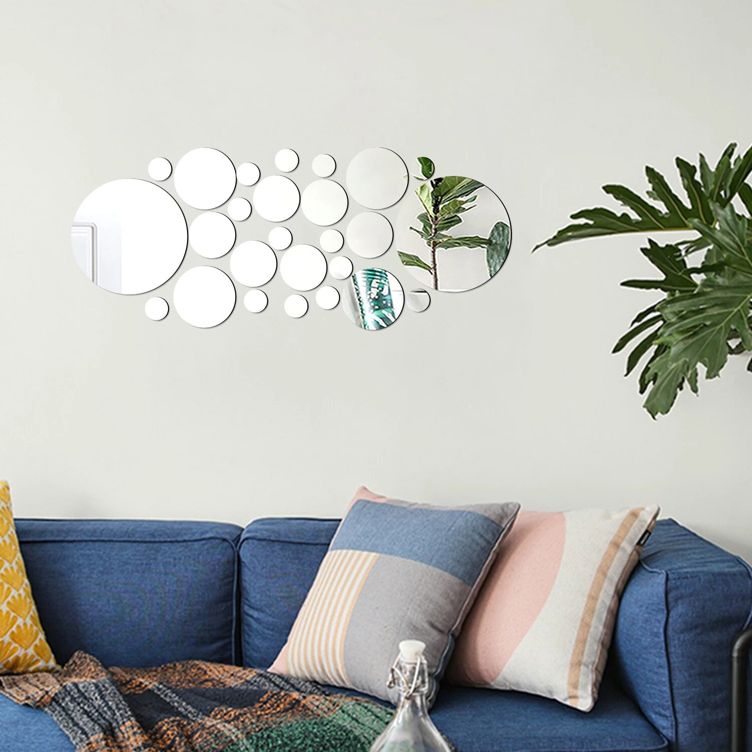 26 adesivi murali con specchio - Rattan Mirror Round recensione e prezzo