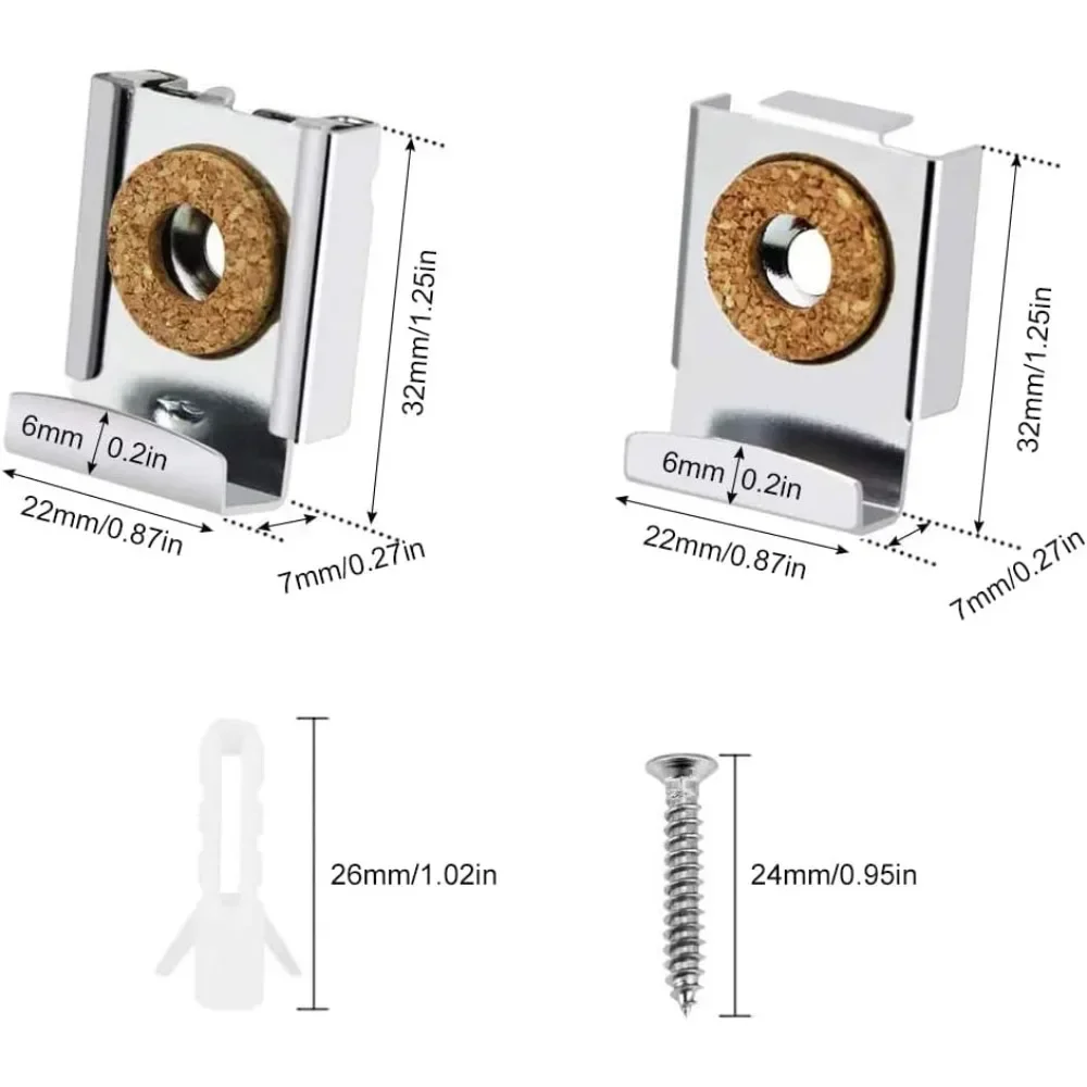 Per 4 pezzi Kit di fissaggio p - Rattan Mirror Round recensione e prezzo
