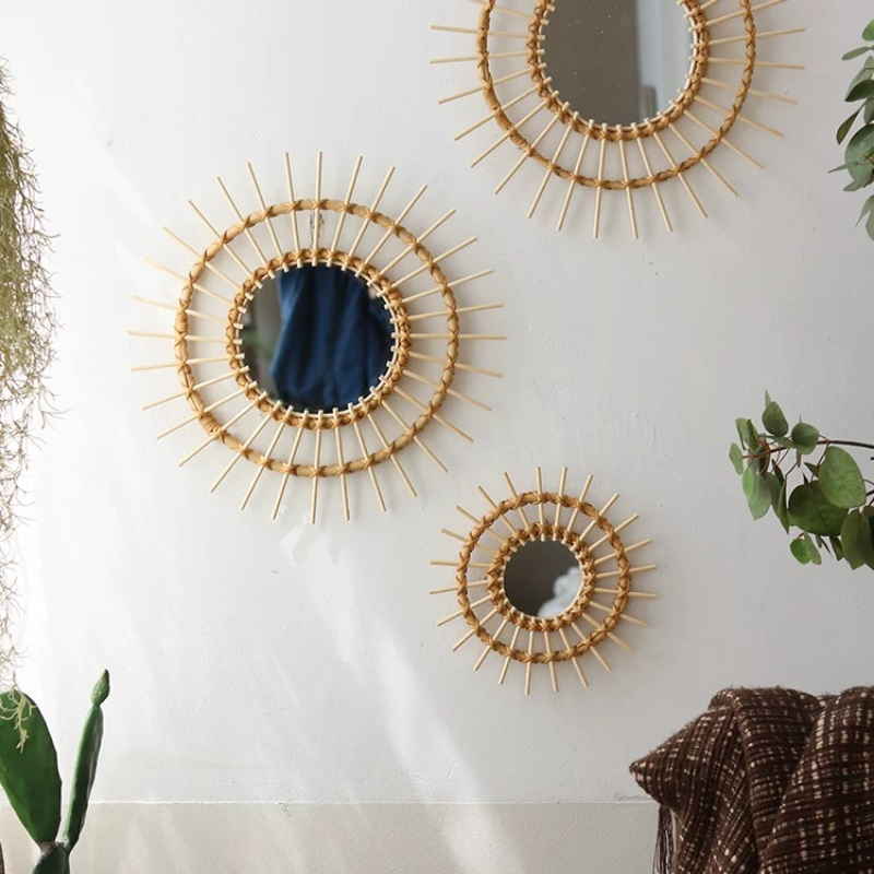 Specchi Decorativi Rotondi in  - Rattan Mirror Round recensione e prezzo