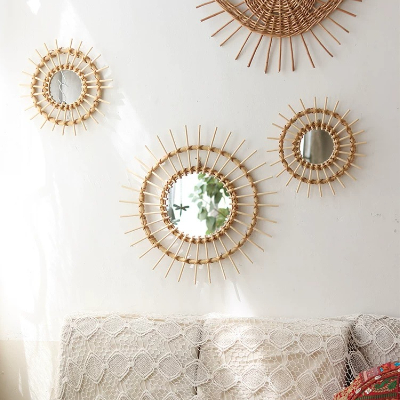 Specchi Decorativi Rotondi in  - Rattan Mirror Round recensione e prezzo