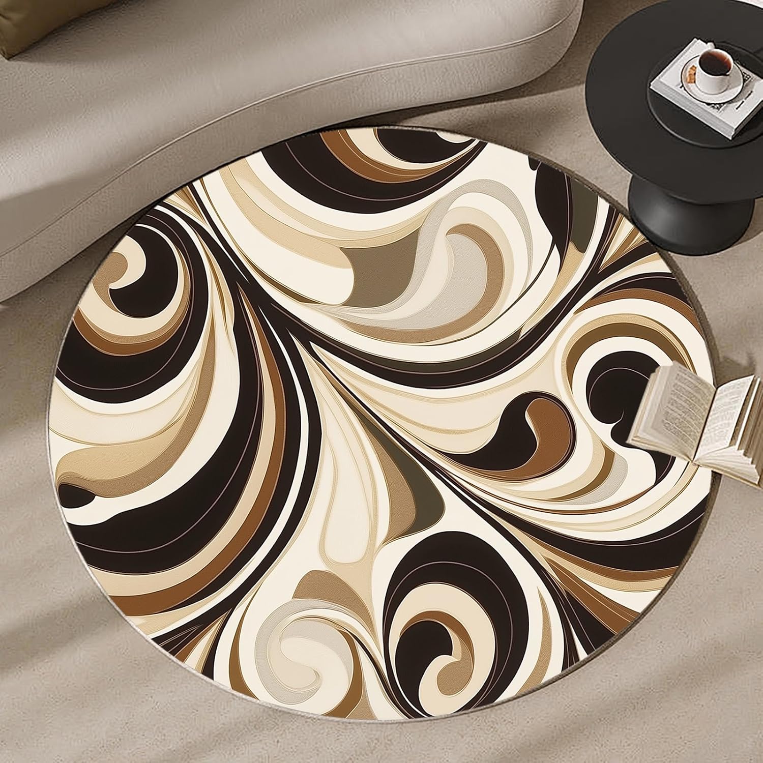 Tappeto Rotondo 3D a Spirale V - Printed Rug Abstract recensione e prezzo
