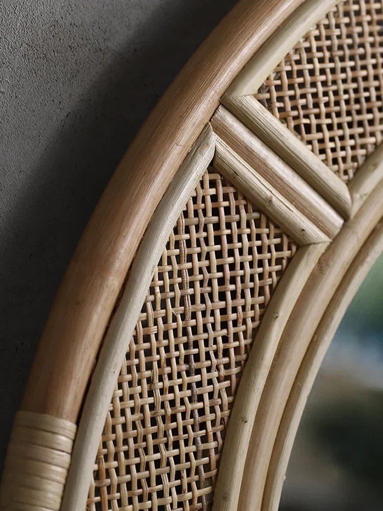 Specchio da parete rotondo in  - Rattan Mirror Round recensione e prezzo